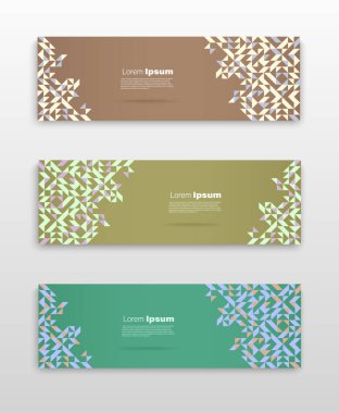 Vektör pilot şablonları seti. İlham verici ve teşvik edici düşünceler için kopyalama alanı olan geleceksel bir arkaplan