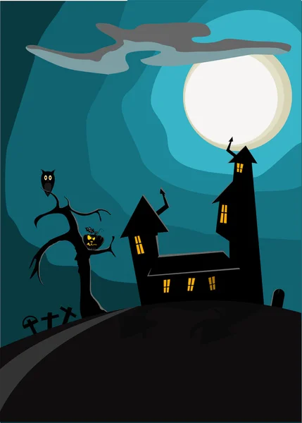 Carta di Halloween — Foto Stock