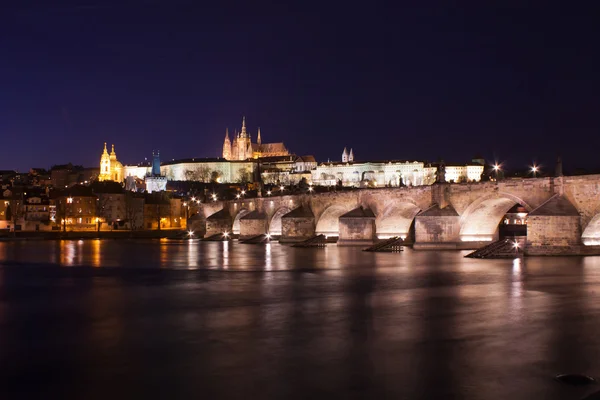 Noche Praga —  Fotos de Stock