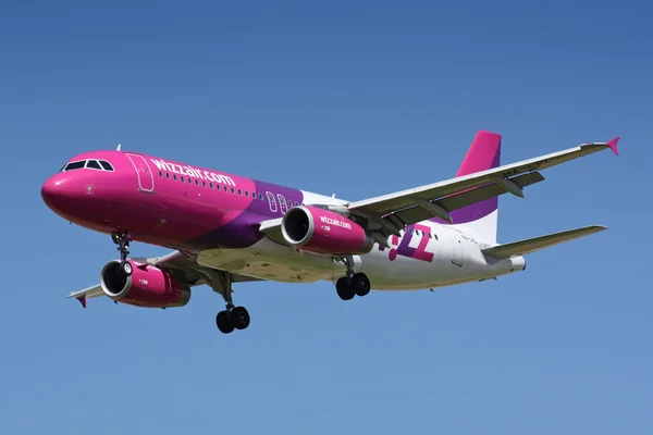 A320 Wizz Air — Zdjęcie stockowe