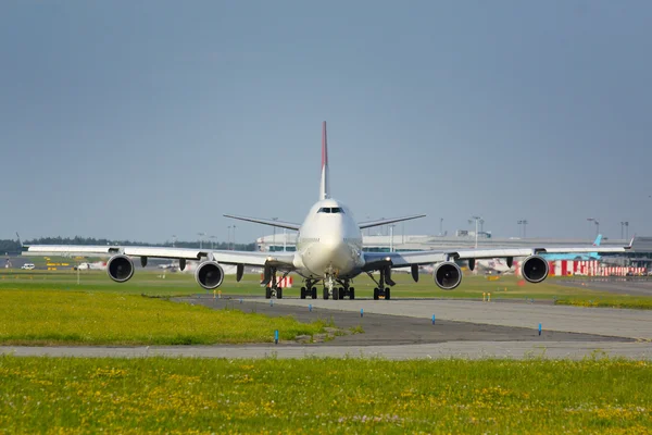 タクシーの飛行機 — ストック写真