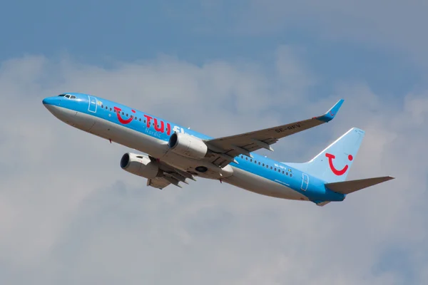 B737 tuifly severské — Stock fotografie