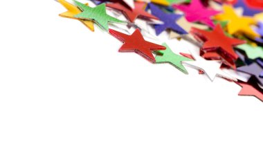 renkli yıldızlar arka plan