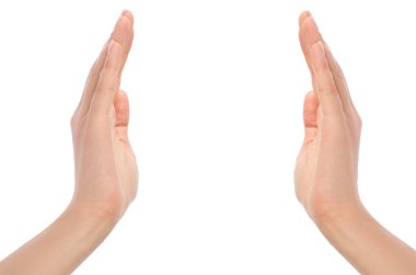 güzel kadın eli, palm kadar yakın çekim.