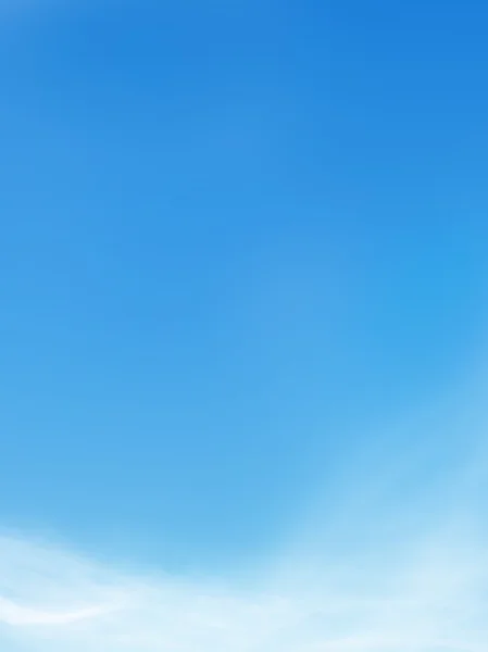 Blauer Himmel wird von weißen Wolken bedeckt — Stockfoto