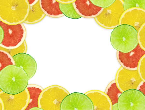 Abstract background of citrus slices — Stock Photo, Image