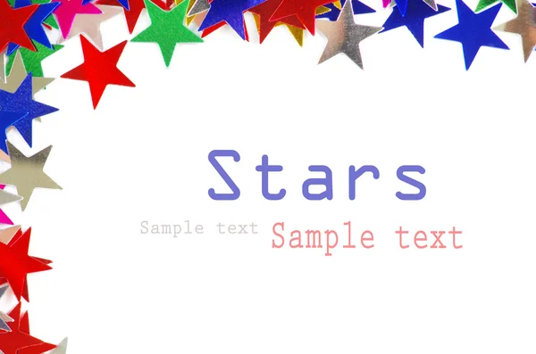 Colored stars background — Stock Photo, Image