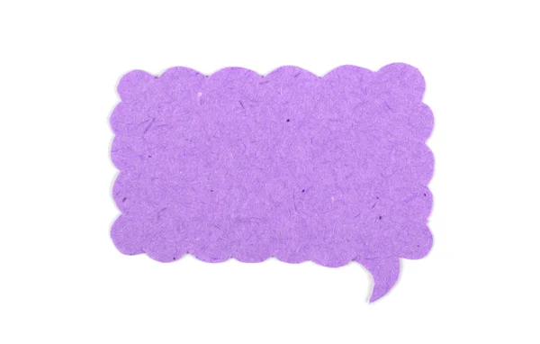 Paper thought or speech bubble — Stock Photo, Image