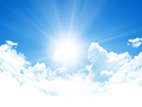 Голубой фон неба