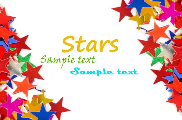 Estrelas coloridas fundo para o seu texto na foto, e outros . — Fotografia de Stock