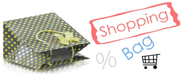 Beatiful shopping bag — Stock Photo, Image