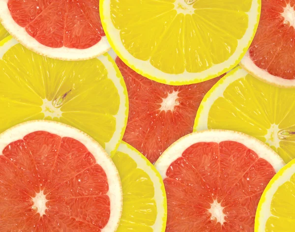 Abstract background of citrus slices. — Stock Photo, Image