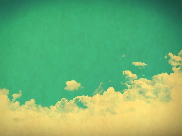 Retro image of cloudy sky — Stock Photo, Image