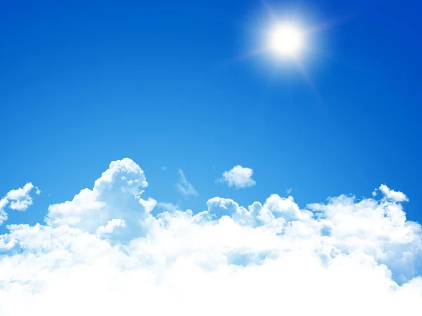 Blue sky background — Stock Photo, Image