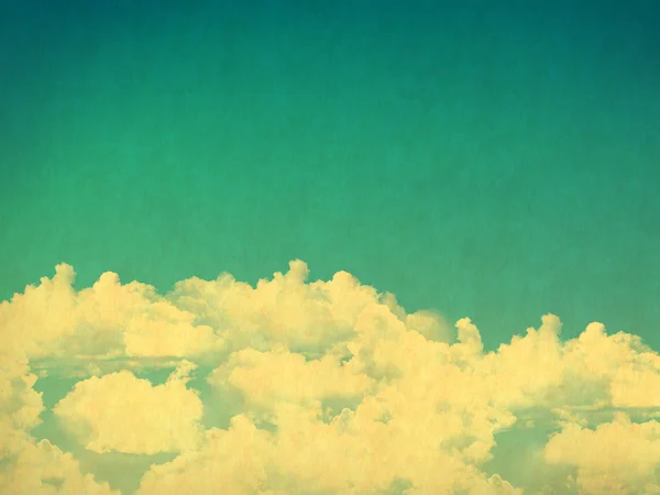 Retro image of cloudy sky — Stock Photo, Image