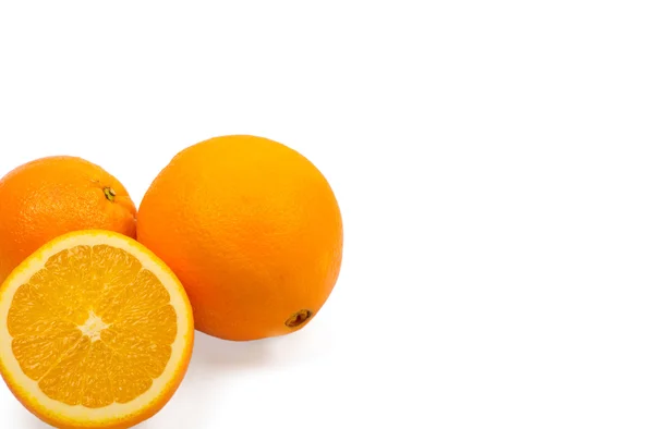 Dva a půl pomeranče — Stock fotografie