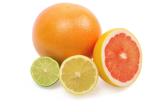 Limette, Zitrone, Orange und Grapefruit — Stockfoto