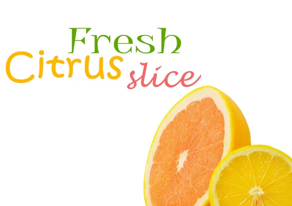 Färska citrusfrukter — Stockfoto