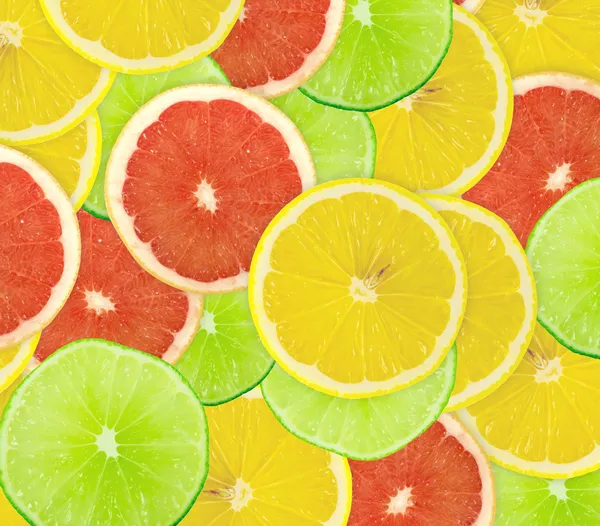 Abstracte achtergrond van citrus segmenten — Stockfoto