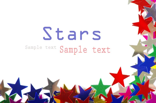 Colored stars background — Stock Photo, Image