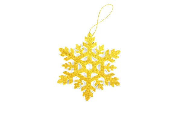 Christmas tree decoration star isolated on white background — Stock Photo, Image