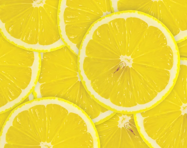 Abstract background with citrus-fruit of lemon slices. — Stock Photo, Image