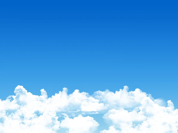 Fondo cielo azul con diminutas nubes — Foto de Stock