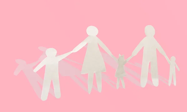 Paper family — Stock Photo, Image