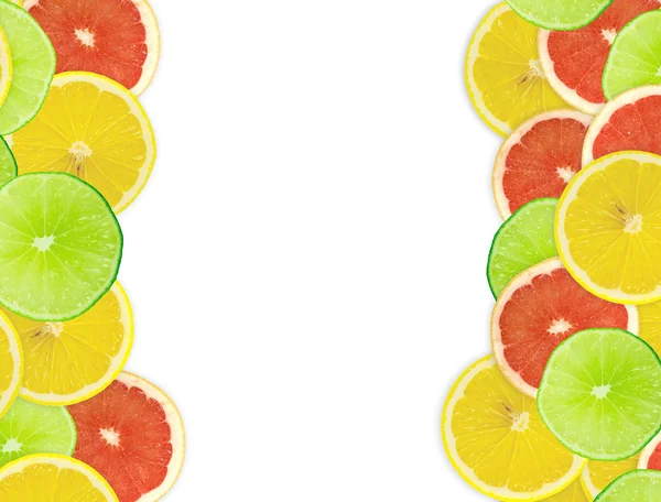 Abstract background of citrus slices — Stock Photo, Image