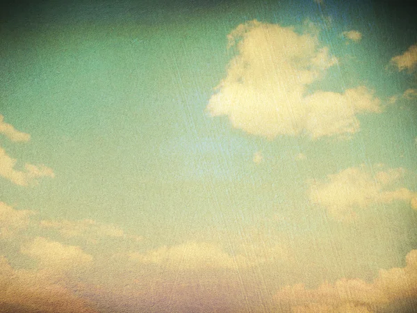 Retro image of cloudy sky — Stock Photo, Image