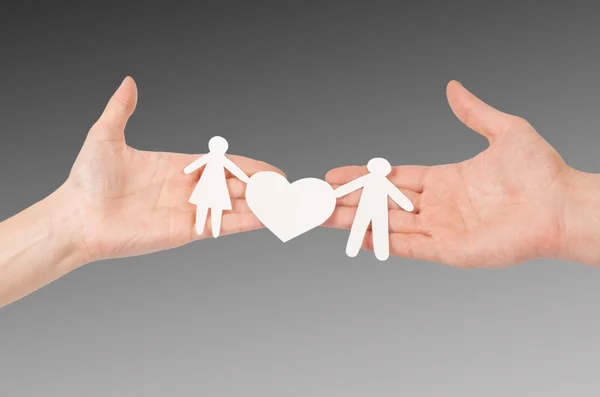 Cutout paper family — Stock Photo, Image