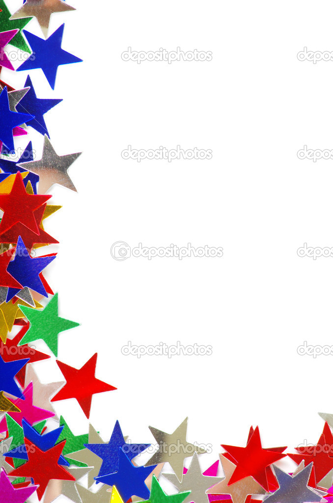 Colored stars background