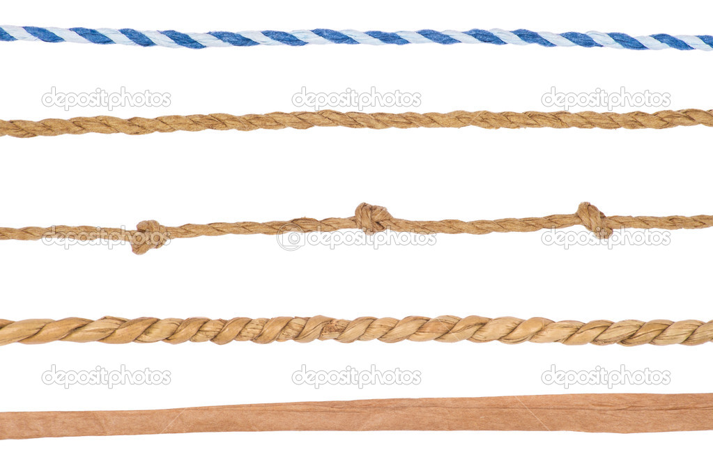 Collection of various ropes — Stock Photo © HorenkO #37495501