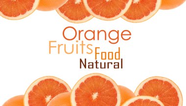 portakal dilimleri çerçeve