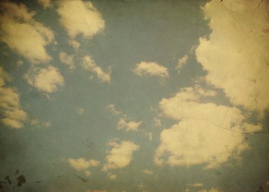 Vintage gökyüzü arka plan, doku gökyüzü tabanı ile.