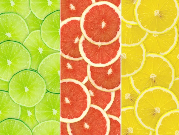 Abstract background of citrus slices — Stock Photo, Image