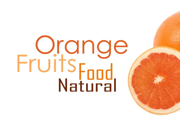 Naranjas y media —  Fotos de Stock