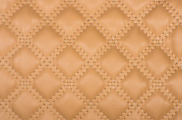 Sepia picture of genuine leather upholstery — Stock Photo, Image