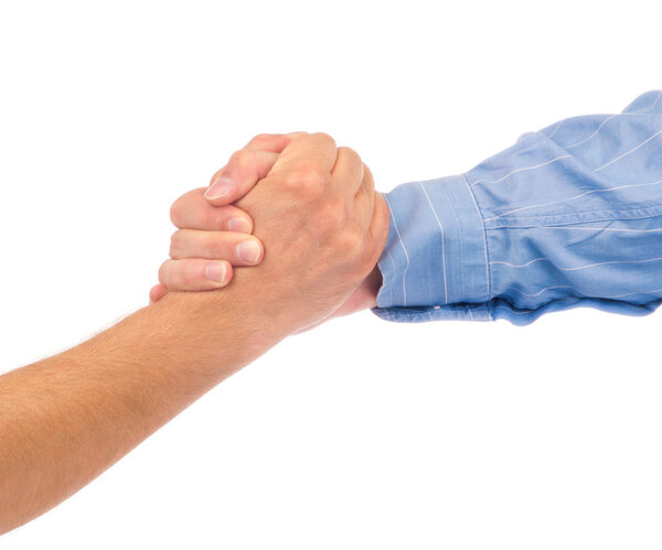 Businesspeople shaking hands