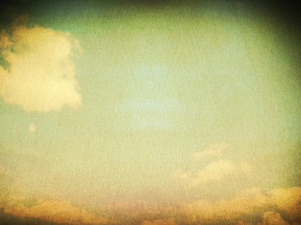 Retro-Bild des bewölkten Himmels — Stockfoto