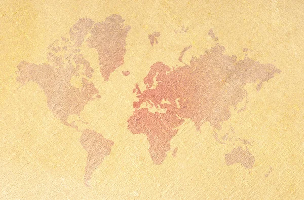 Mappa astratta del mondo — Foto Stock