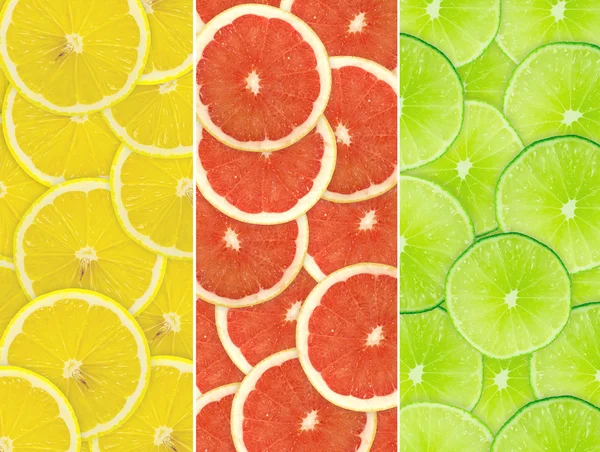 Abstract background of citrus slices — Stock Photo, Image