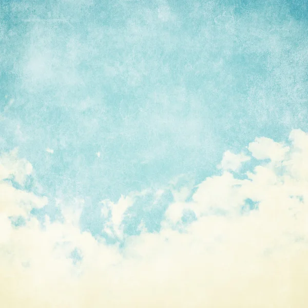 Water color like cloud on old paper texture background — Stock Photo, Image