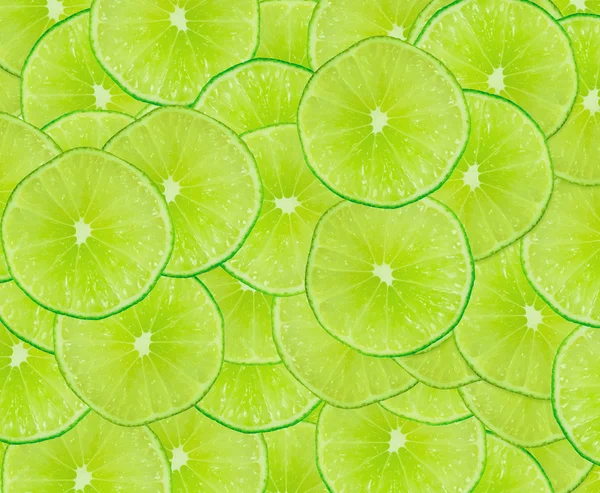 Lime slices background — Stock Photo, Image