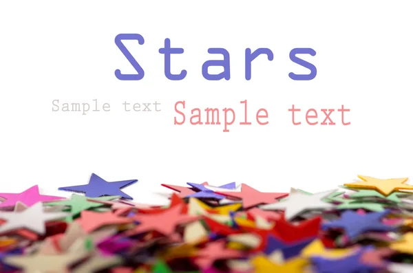 Colored stars background — Stock Photo, Image