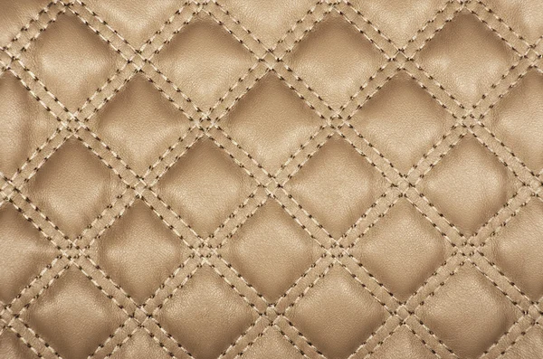 Sepia picture of genuine leather upholstery — Stock Photo, Image