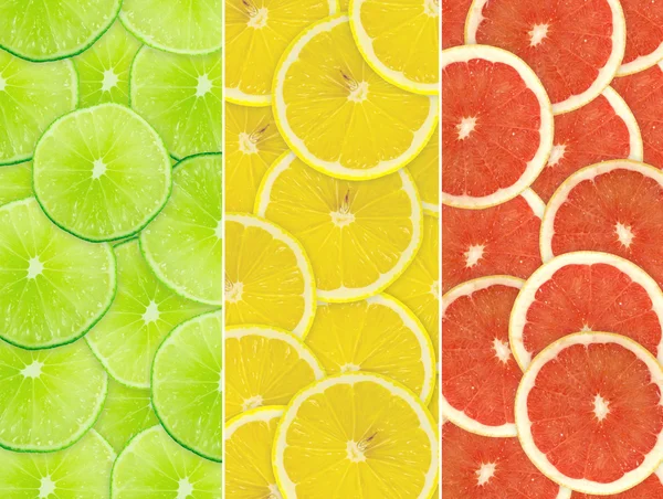 Abstract background of citrus slices — Stock Photo, Image