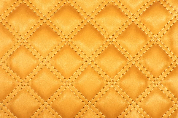 Sepia picture of genuine leather upholstery — Stock Photo, Image