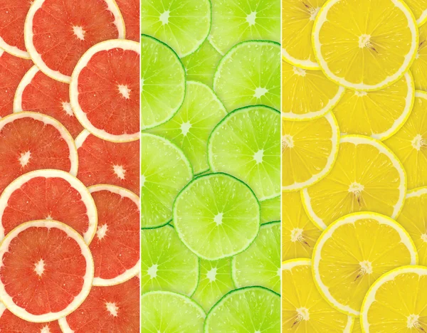 Abstract background of citrus slices — Stock Photo, Image