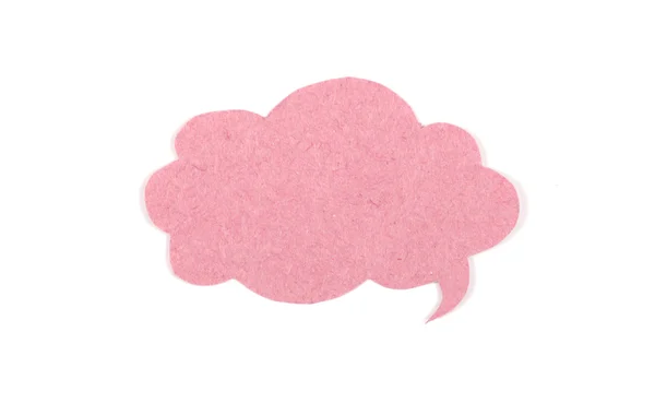 Paper thought, speech bubble — Stock Photo, Image